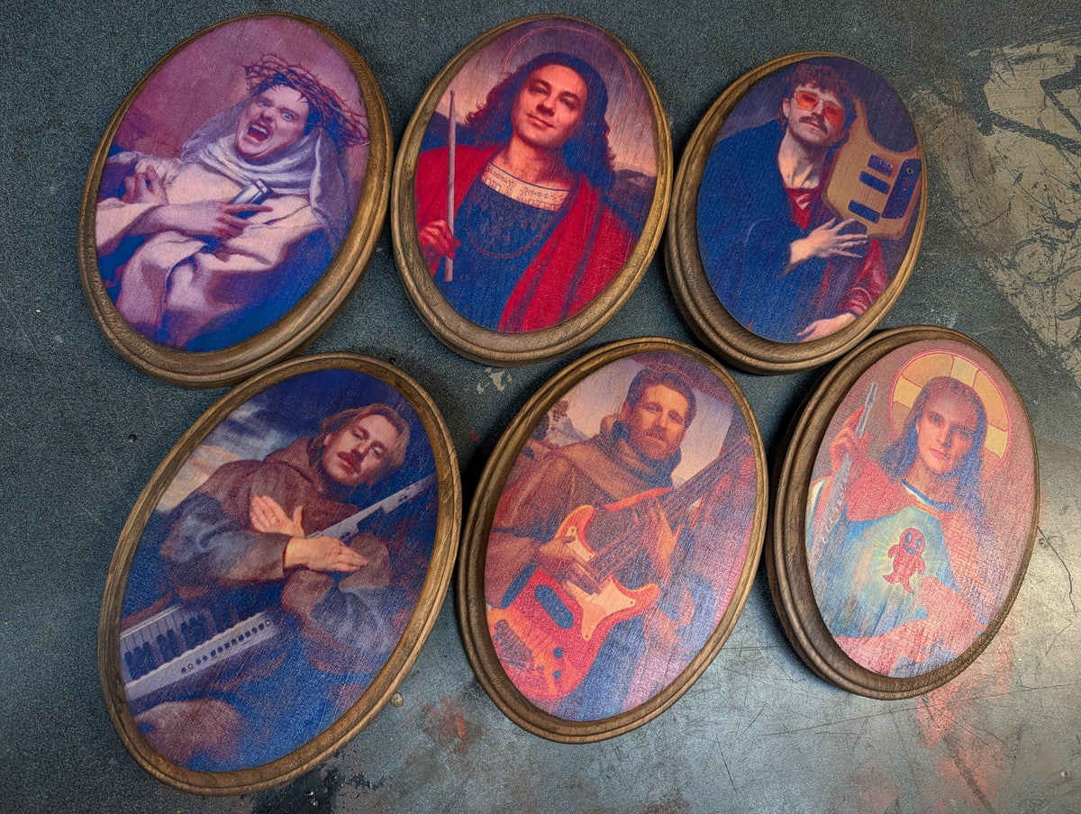 Gizz Saints Wall Plaque Set of 6