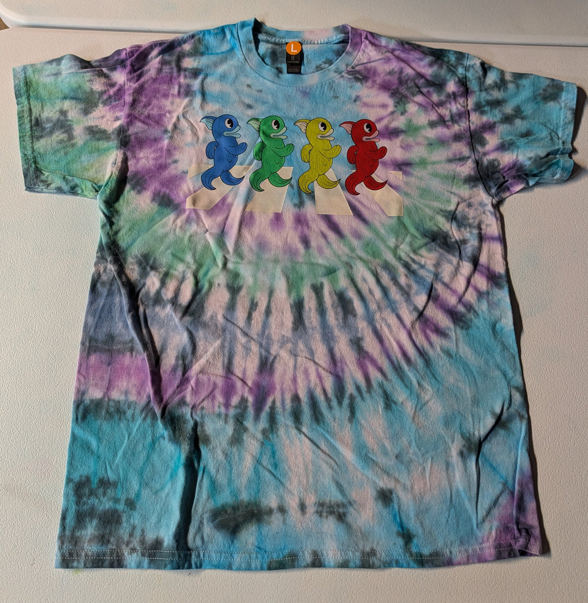 Fishey Road Tie Dye T-Shirt